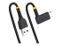 StarTech.com 3ft (1m) USB A to C Charging Cable Right Angle, Heavy Duty Fast Charge USB-C Cable, USB 2.0 A to Type-C, Durable and Rugged Aramid Fiber, 3A, S20/iPad/Pixel - Venstre vinkel