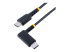 StarTech.com 6in (15cm) USB C Charging Cable Right Angle, 60W PD 3A, Heavy Duty Fast Charge USB-C Cable, USB 2.0 Type-C, Durable and Rugged Aramid Fiber, S20/iPad/Pixel - Høyre vinkel
