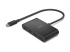 Belkin - Hub - 4 x USB-C - Venstre vinkel