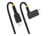 StarTech.com 6in (15cm) USB C Charging Cable Right Angle, 60W PD 3A, Heavy Duty Fast Charge USB-C Cable, USB 2.0 Type-C, Durable and Rugged Aramid Fiber, S20/iPad/Pixel - Venstre vinkel