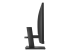 HP P24h G5 - LED-skjerm - Venstre side