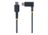 StarTech.com 1ft (30cm) USB C Charging Cable Right Angle, 60W PD 3A, Heavy Duty Fast Charge USB-C Cable, USB 2.0 Type-C, Durable and Rugged Aramid Fiber, S20/iPad/Pixel - Fremsiden
