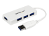 Startech 4 Port USB 3.0 Hub - Venstre vinkel