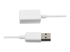 StarTech 1m White USB 2.0 Extension Cable Cord - Flere vinkler