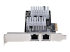 Startech 2-Port 10Gbps PCIe Network Adapter Card, Network Card for PCs/Servers, Full-Height/Low-Profile PCIe Ethernet Card w/Jumbo Frames, NIC/LAN Interface Card - Venstre side