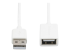 StarTech 1m White USB 2.0 Extension Cable Cord - Fremsiden