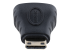 Startech Mini HDMI to HDMI Adapter, 4K High Speed HDMI Adapter, 4K 30Hz Ultra HD High Speed HDMI Adapter, HDMI 1.4, Gold Plated Connectors, UHD Mini HDMI Adapter 4K, Black - Venstre side